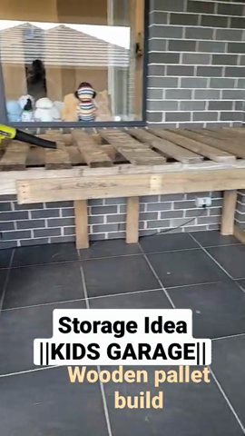 Kids toy storage garage